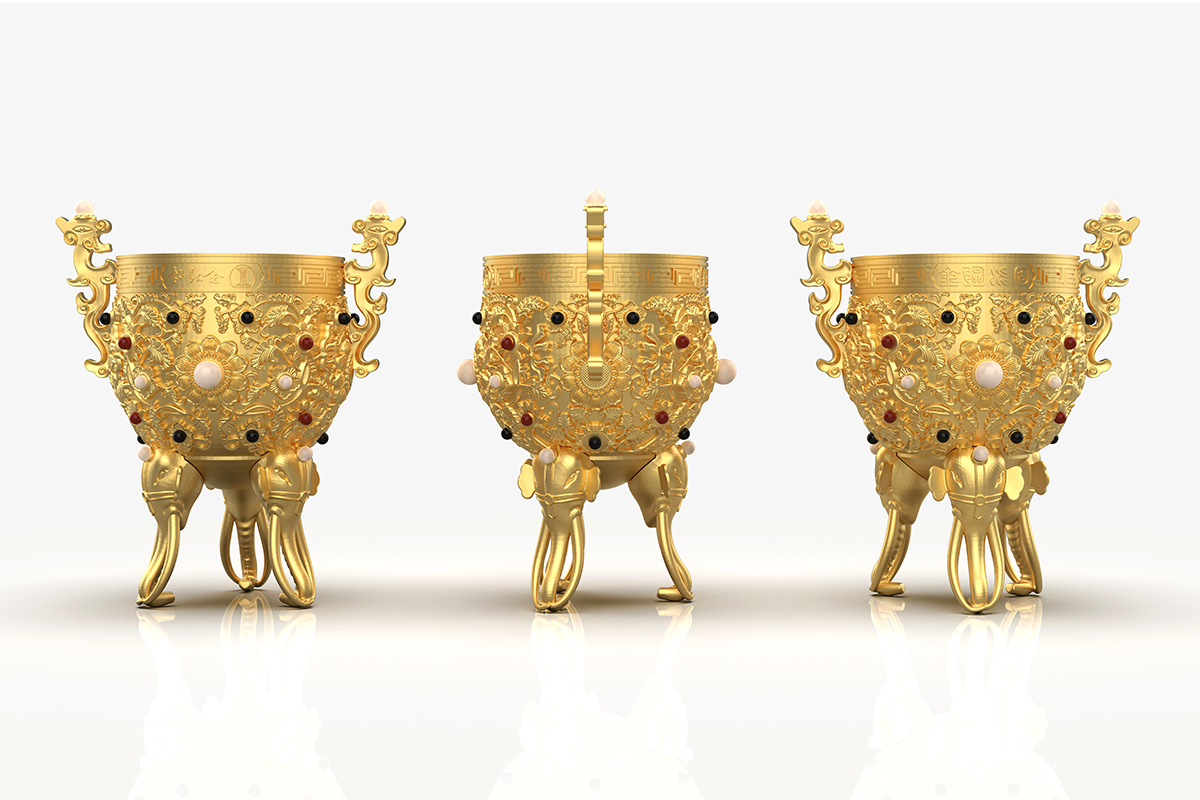 聚福和文創公司文創產品金甌永固杯